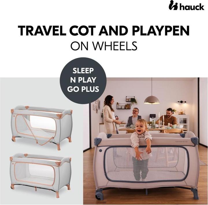 Image du produit Hauck Reisebett XXL-Sparset - Sleep N Play Go Plus (60 x 120 cm)