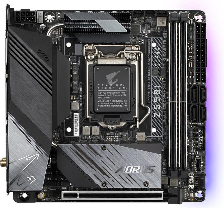 Image du produit Gigabyte Z590I AORUS ULTRA (LGA 1200, Intel Z590, Mini-ITX)