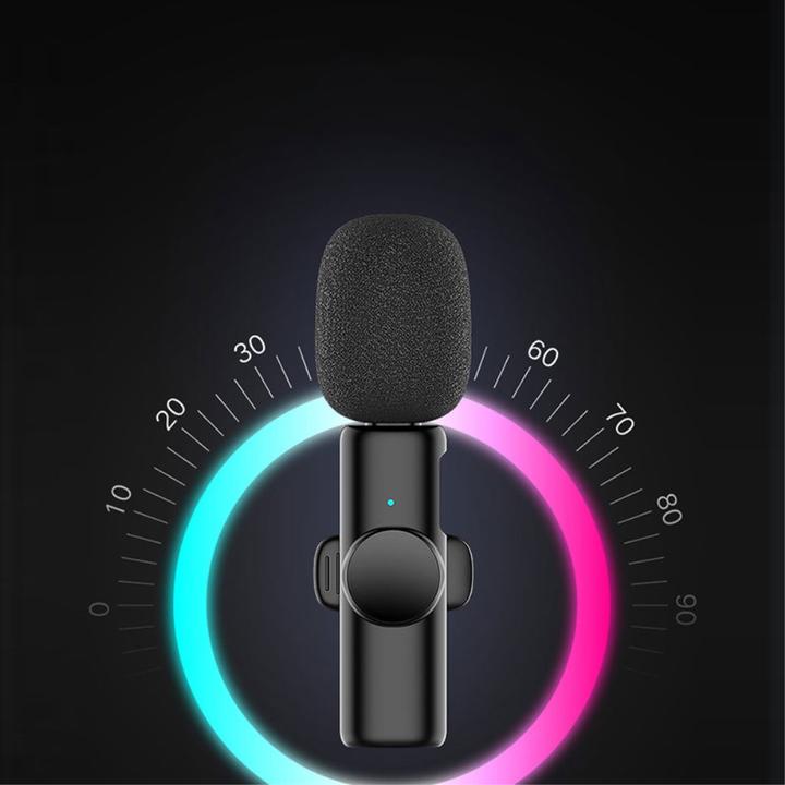 Image du produit Deltalabs Microphone Lavalier sans fil avec Lightning - Réduction du bruit pour le streaming