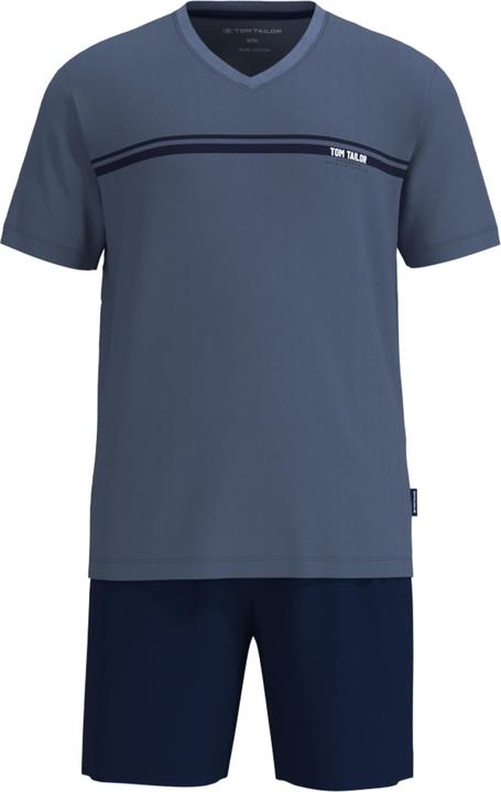 Produktbild Tom Tailor Pyjama Casual Bequem sitzend Shorty V-Ausschnitt (M)