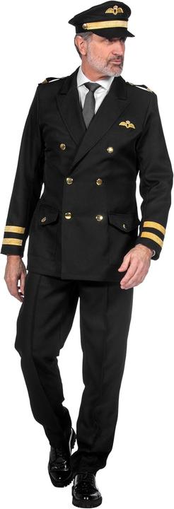 Wilbers Costume Pilot pour homme, noir, 2 pièces