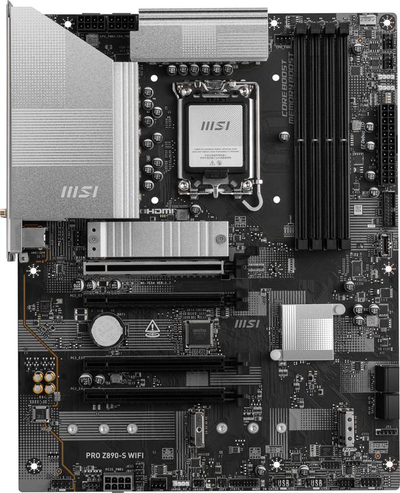 Actual product image MSI PRO Z890-S WIFI (LGA 1851, Intel Z890, ATX)