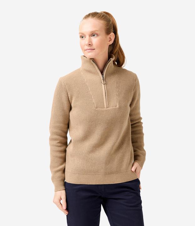 Immagine prodotto Inesis Damen Golfpullover mit Stehkragen und Reissverschluss - beige (L)