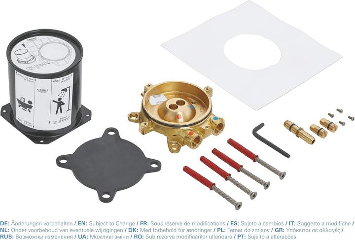 Actual product image Grohe Raw construction set