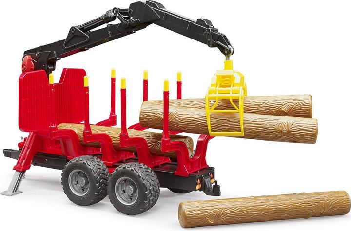 Produktbild Bruder Rückeanhänger und Baumstämme