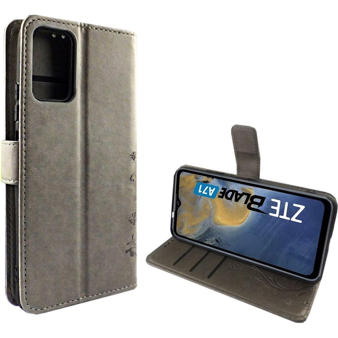 Thumbnail - König Design Handyhülle für ZTE Blade A71 Case Cover Schutztasche Schutzhülle Bookstyle Neu (ZTE Blade A71), Smartphone ...