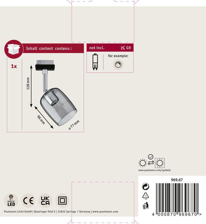 Produktbild Paulmann URail Spot Blossom
