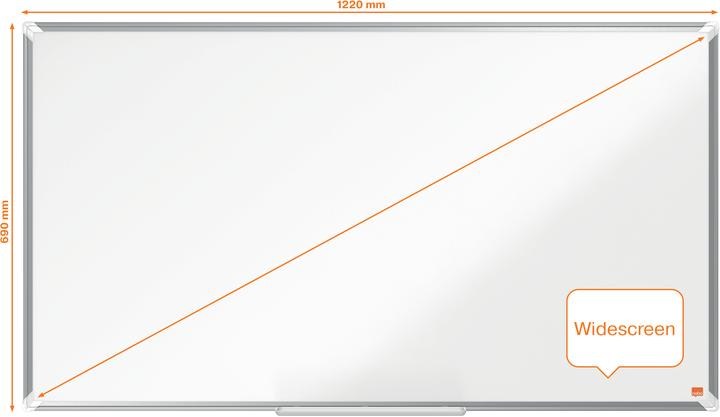 Actual product image Nobo Whiteboard Premium Plus 55, White (122 x 69 cm)