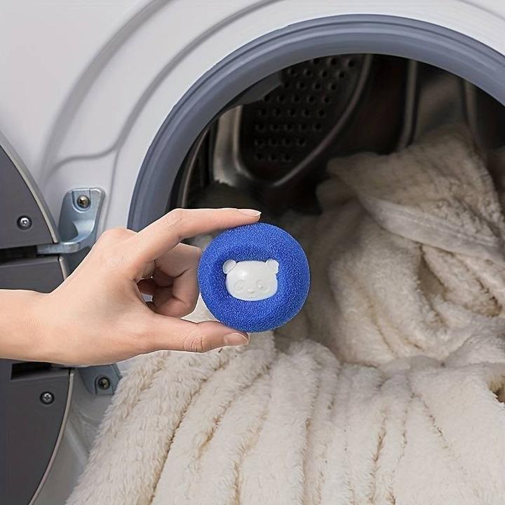 Actual product image Esmée Wiederverwendbarer Fussel Ball Tierhaarentferner für Waschmaschine / Trockner 3er Set