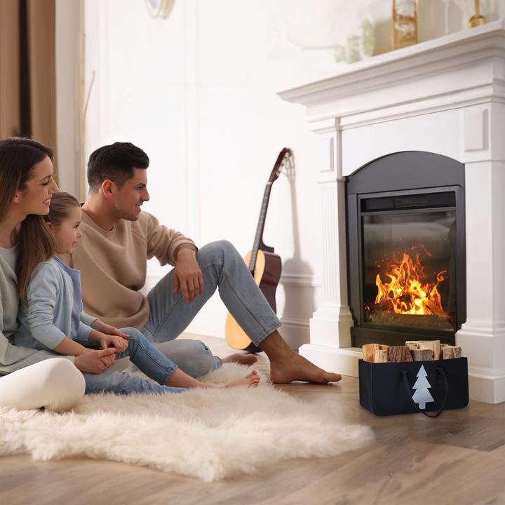 Actual product image Relaxdays Firewood bag (25 x 50 x 25 cm)