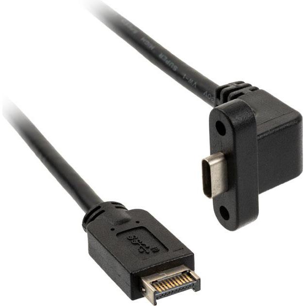 Streacom Typ-C USB 3.1 Gen2 Kabel 400mm ST-USB-E2C-400 (0.40 m, USB 3.2 Gen 2), USB Kabel