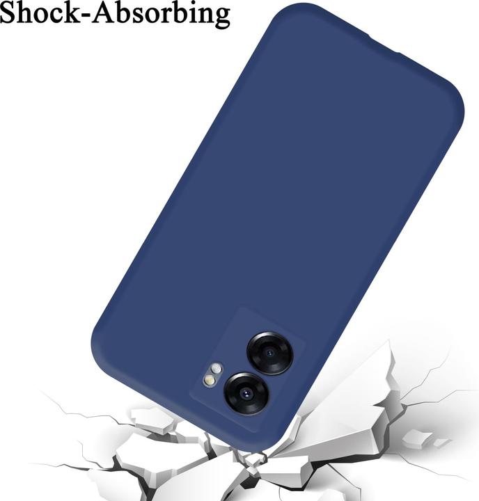 Actual product image Cadorabo TPU Liquid Silicone Case Cover for Oppo A57 5G / A77 5G / Realme V23 (Oppo A57 5G, Oppo A77 5G, Realme V23 5G)