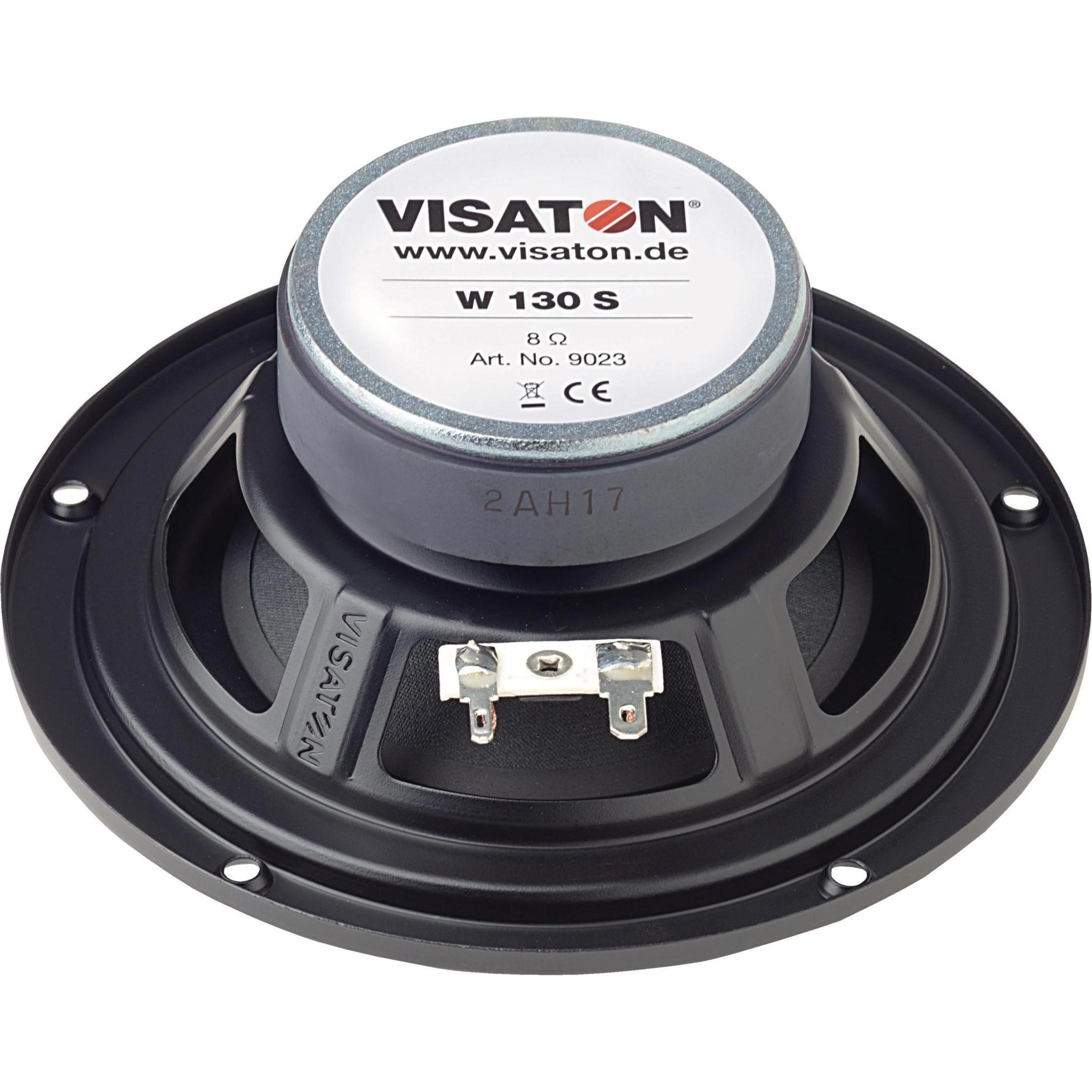 Thumbnail - Visaton HiFi-Tiefmitteltöner W 130 S, 8 Ohm, Lautsprecher Bauteile, Schwarz