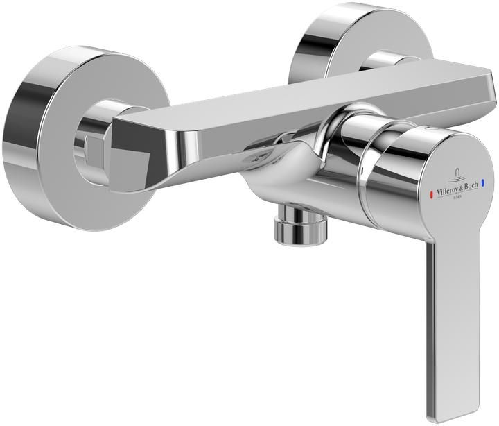 Villeroy & Boch V&B Single-lever shower mixer ARCHITECTURA wall-mounted, 218x130x137mm chrome