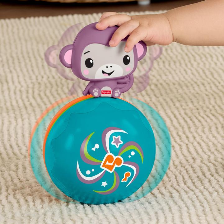 Image du produit Fisher-Price Crawl & Go Monkey (Allemand, Anglais, Danois, Espagnol, Finlandais, Français, Grec, Hongrois, Italien, Néerlandais, Norvégien, Polonais, Portugais, Russe, Slovaque, Suédois, Tchèque, Turc)