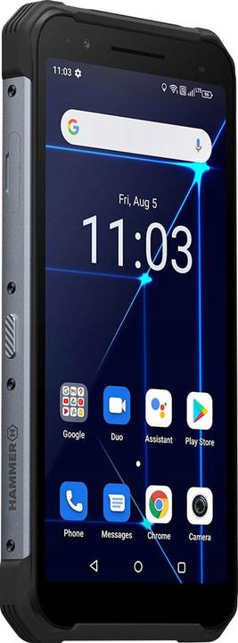 Image du produit Hammer Construction (128 Go, Noir, 6", Double SIM hybride + eSIM, 4G)