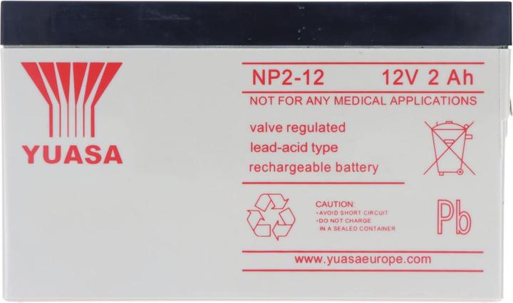 Produktbild Yuasa Akku NP2-12 (12 V, 2 Ah)