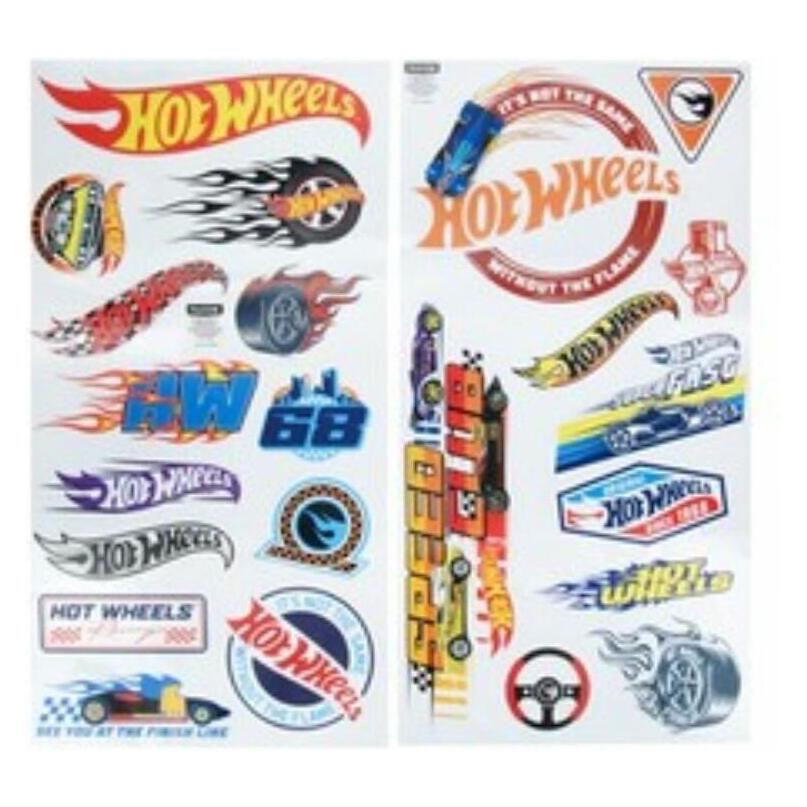 Paladone Products, Muurtattoo, Hot Wheels Wall Decals (0.10 X 44.10 cm)