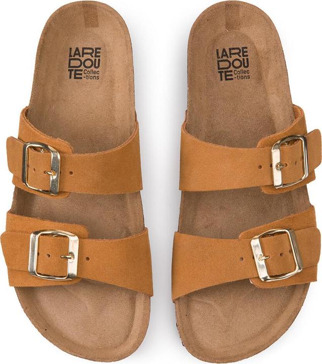 Actual product image La Redoute Collections Mules with 2 suede straps (40)