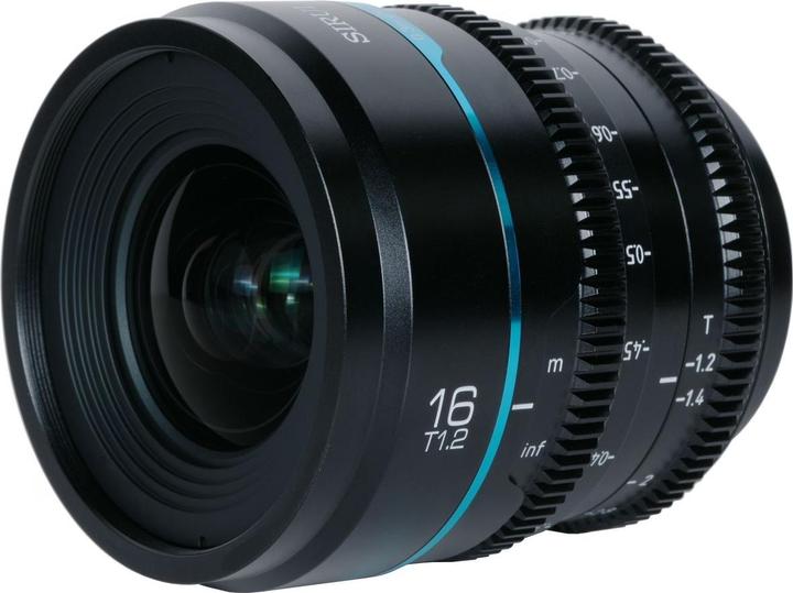 Actual product image Sirui Nightwalker 16mm T1.2 S35 Manual Focus Cine Lens (C-mount, APS-C / DX)