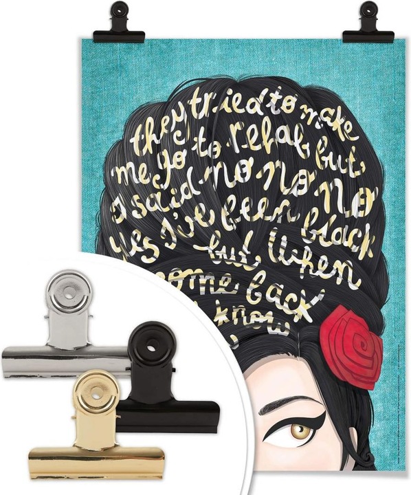 Image du produit Trenddeko Tohmé - Amy Winehouse : Réadaptation (30 x 40 cm)