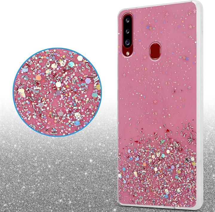 Produktbild Cadorabo TPU Cover funkelnder Glitter (Samsung Galaxy A20s)