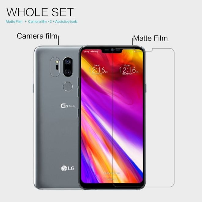 Actual product image Nillkin Matte Series Protective Film (1 Piece, G7 ThinQ)