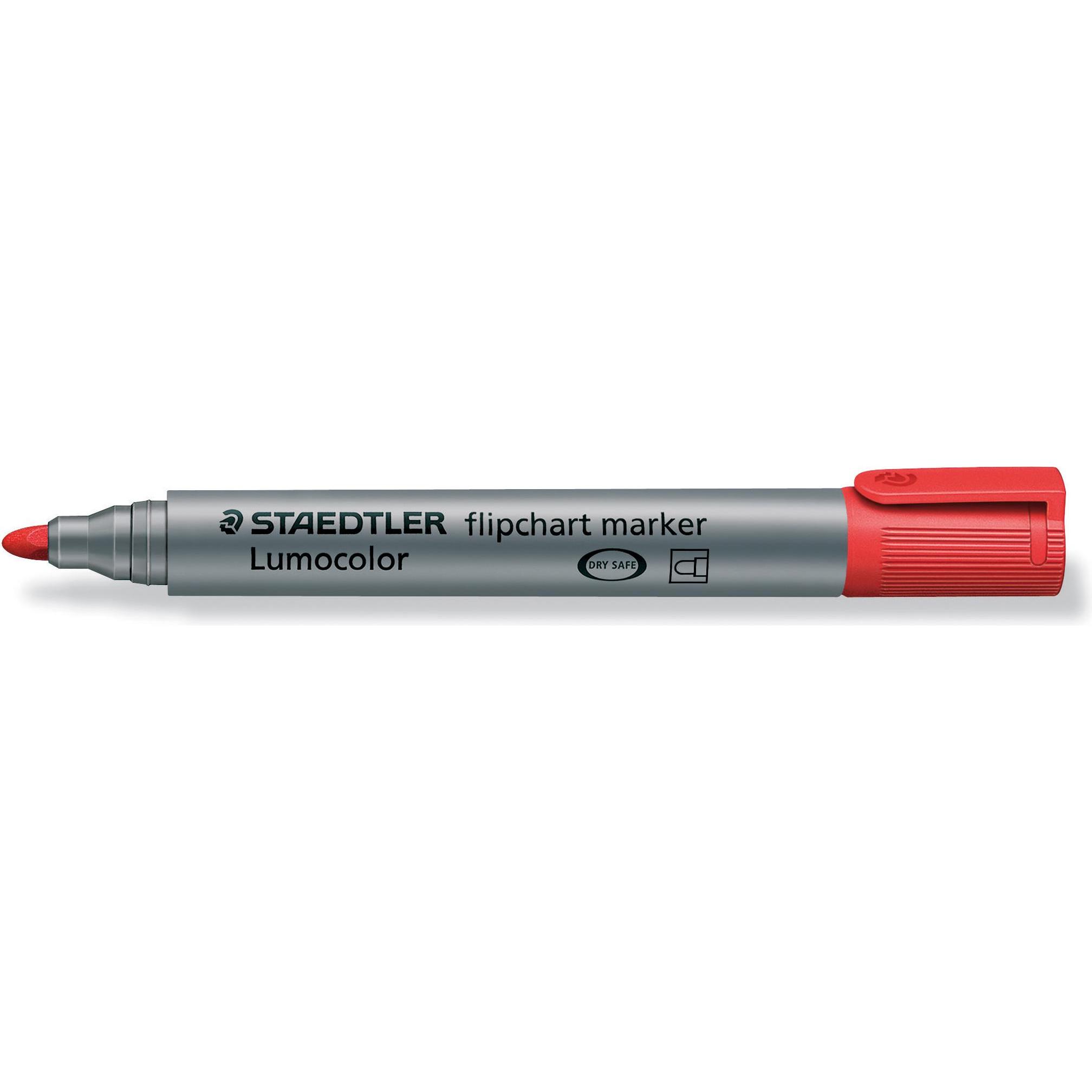 15x Staedtler, Marker, Flipchartmarker Lumocolor 356 Strichstärke: 2 mm Schreibfarbe: rot (Rot, 2 mm, 1 x)