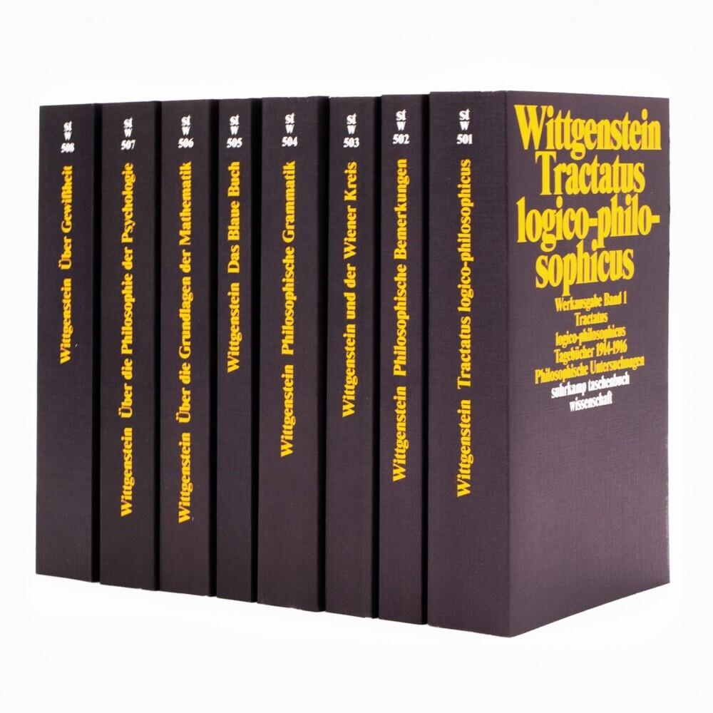 Werkausgabe in 8 Bänden, Fachbücher von Ludwig Wittgenstein