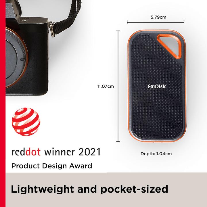 Image du produit SANDISK Extreme PRO Portable (2 To)