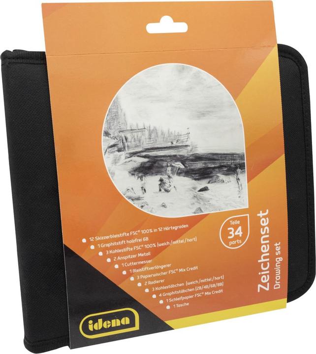 Actual product image Idena Drawing set 34 parts