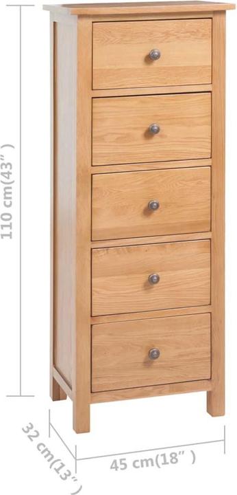 Produktbild vidaXL Kommode (32 x 32 x 110 cm)