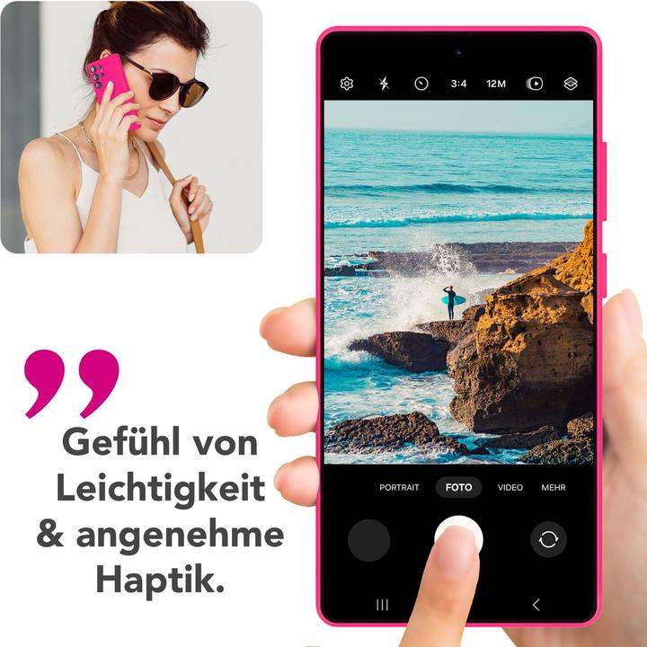 Produktbild Nalia Phoenix - Abwischbare Flüssigsilikon Hülle - Easy Clean Liquid Silicone Cover (Samsung Galaxy S25 Ultra)