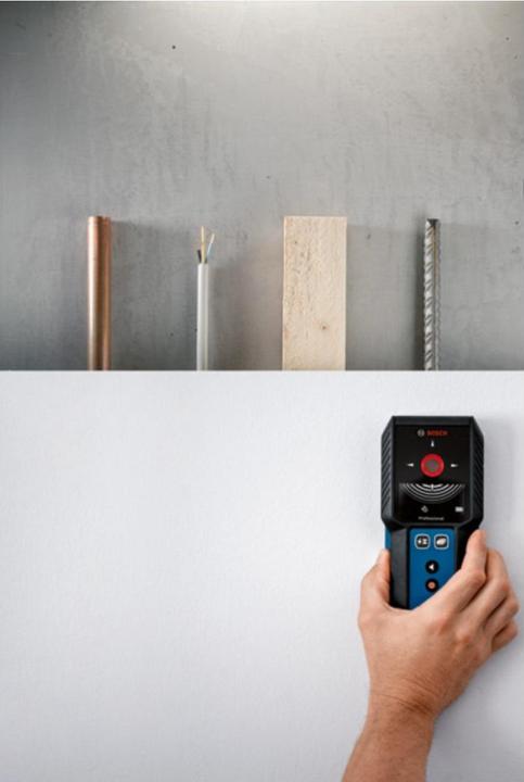 Produktbild Bosch Professional Ortungsgerät GMS 120-27 mit Tasche 2 x 1,5 V LR6-Batterie (AA)