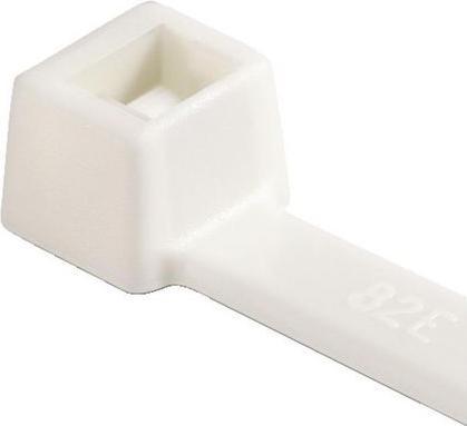 Actual product image HellermannTyton Cable tie 205x25 flame retardant white (Plastic cable ties, 203.20 mm, 100 pcs.)