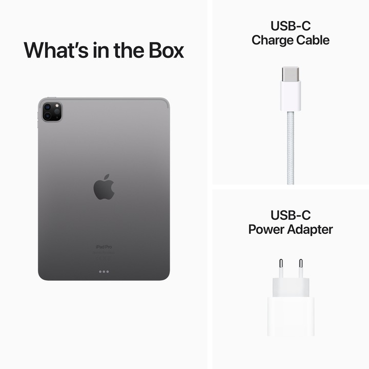 Actual product image Apple iPad Pro 2022 (4. Gen) (WLAN only, 11", 2000 GB, Space grey)