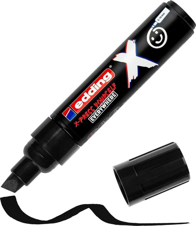 Produktbild Edding 6900 X Multimarker 2er-Set (Schwarz, Weiss, 10 mm, 2 x)