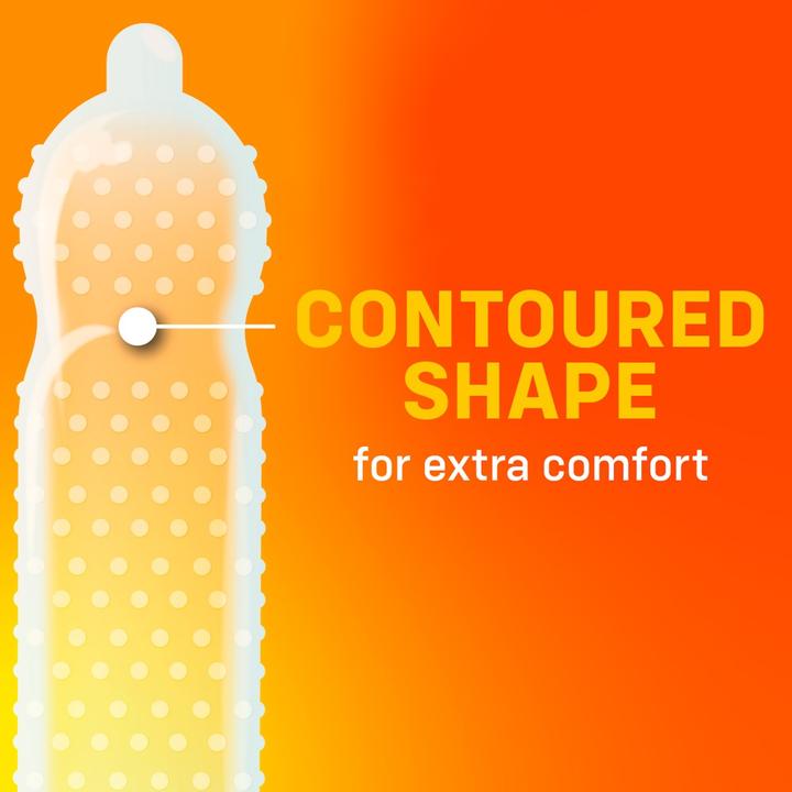 Actual product image One Super Studs" 12 studded condoms - vegan & without harmful ingredients (12 pcs.)