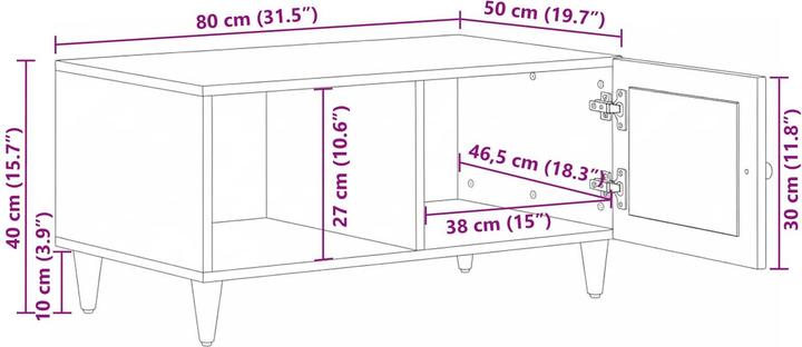 Actual product image vidaXL Couchtisch