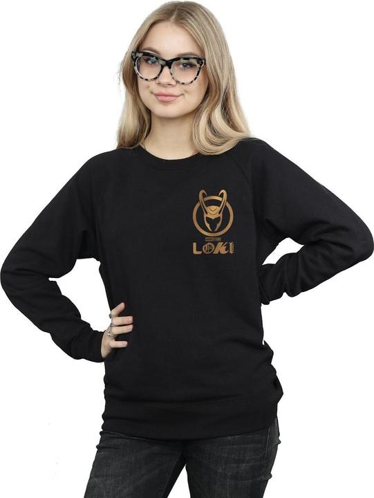 Produktbild Loki Horn Logo Faux Pocket Sweatshirt (S)