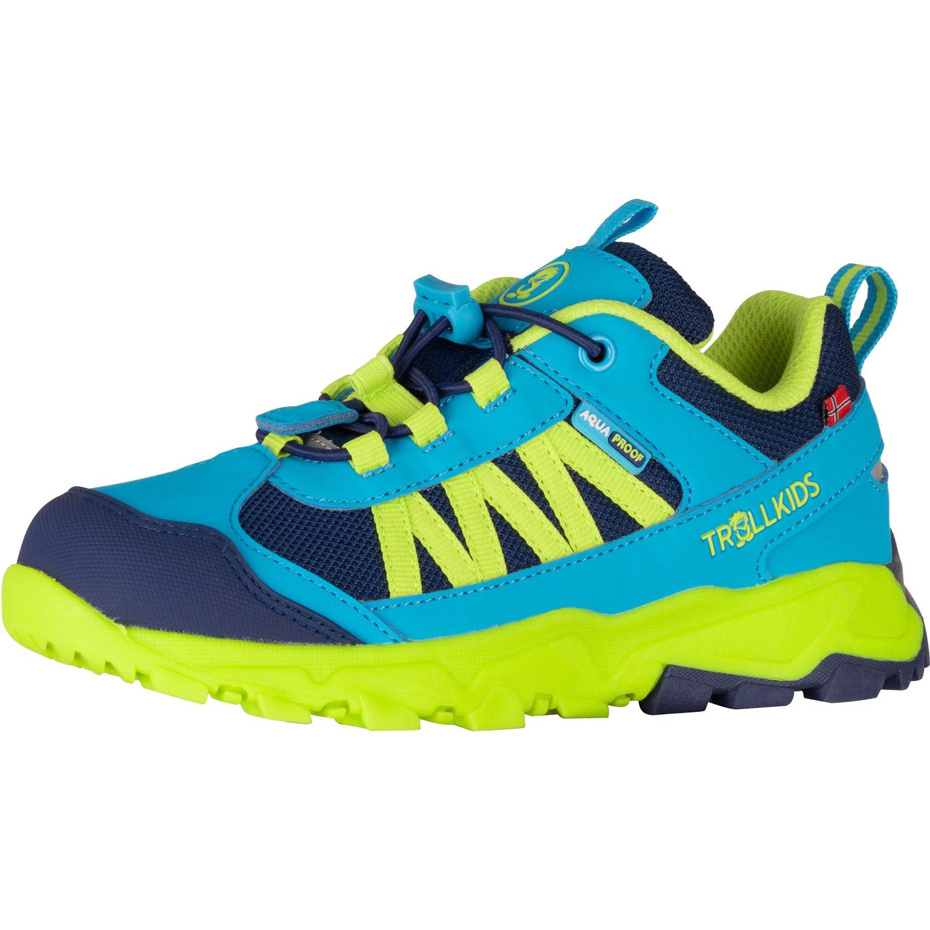Trollkids, Unisex, Wanderschuhe, Kid's Tronfjell Hiker Low (37), Blau