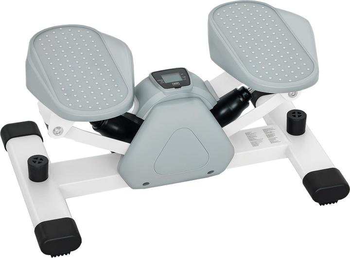 SportNow Mini Stepper Stahl, Kunststoff Grau