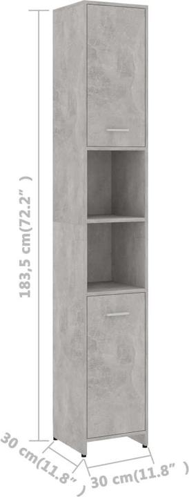 Image du produit vidaXL Clayton (30 x 30 x 183,5 cm)