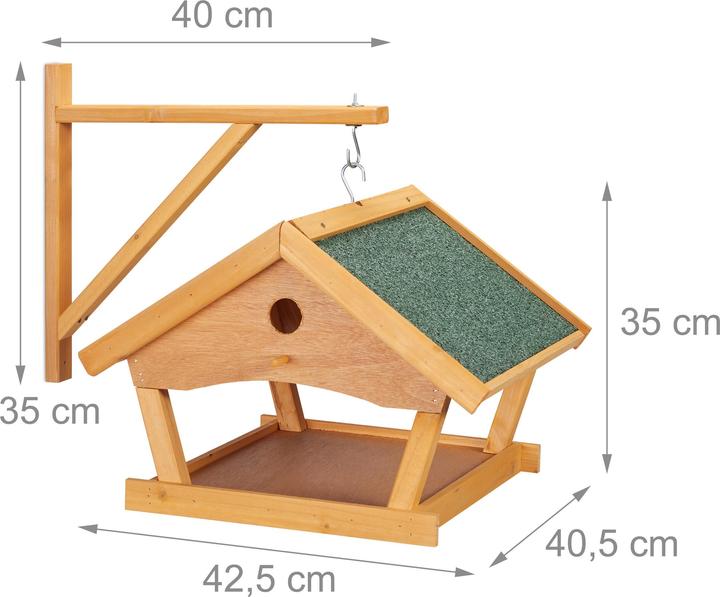 Actual product image Relaxdays Bird Feeder