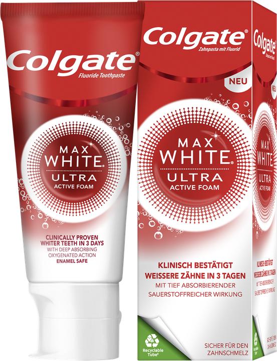 Produktbild Colgate Max White Ultra Active Foam Whitening (50 ml)
