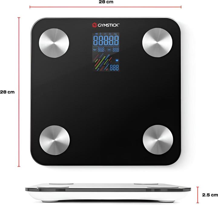 Actual product image Gymstick Intelligente Körperwaage (180 kg)