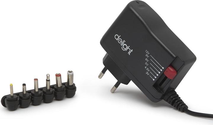 Actual product image Delight Universaladapter 2.5a schwarz