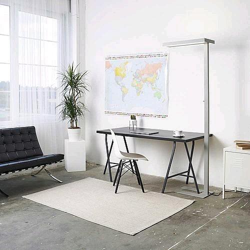 Immagine prodotto LEDmaxx gg113913 Lampada da terra LED 2Way UGR174040W argento (4600 lm)