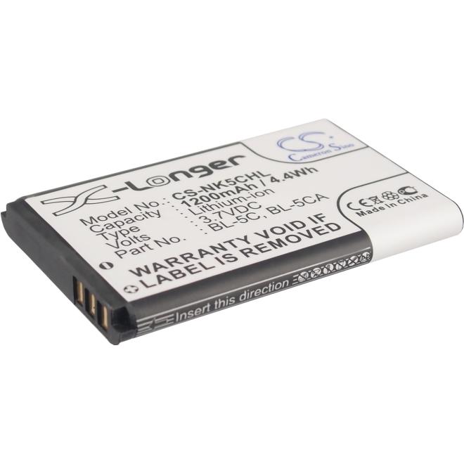 CS Cameron Sino Battery for Nokia BL-5C, Asha 230 etc. 1200mAh, 3.7V, Batteria smartphone