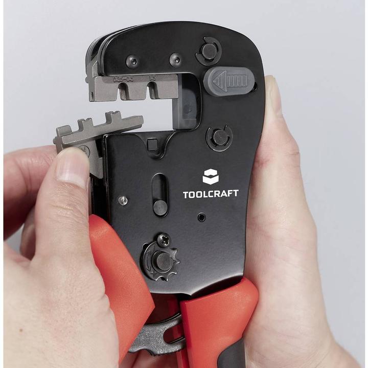 Actual product image Toolcraft TO-9660078 Crimpzange ohne Einsatz (230 mm)